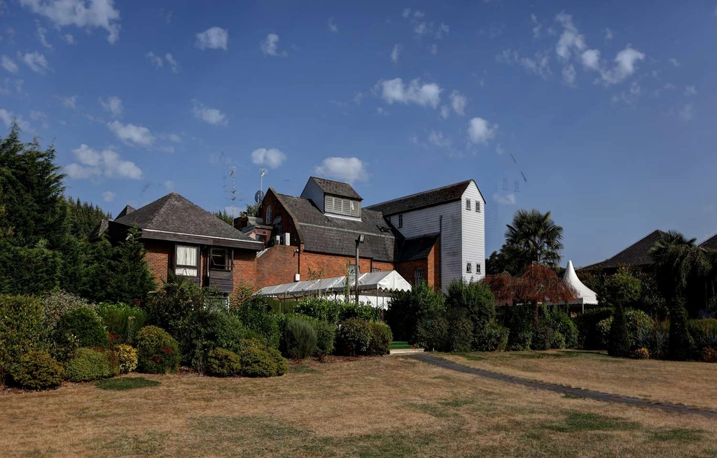 Exterior of Hotel and Grounds