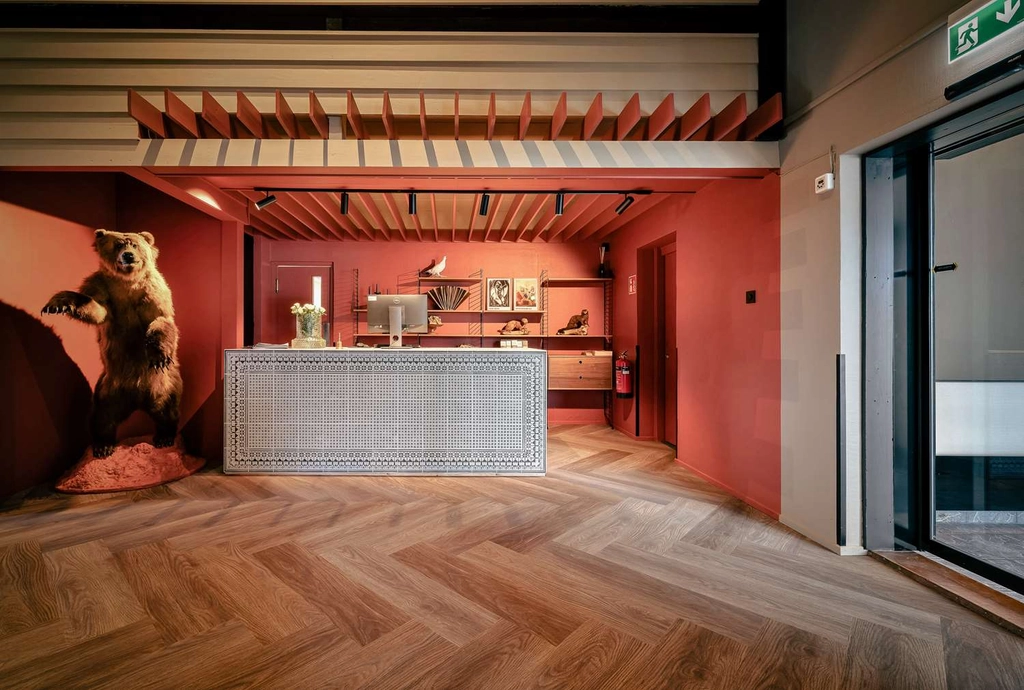 Reception area