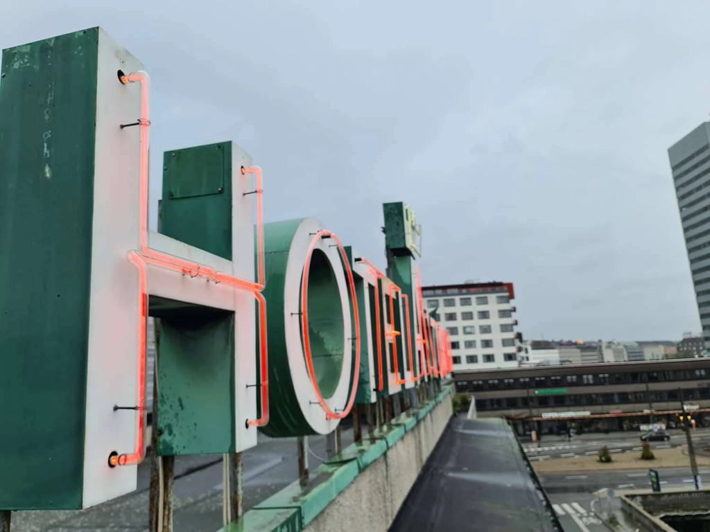 Hotel sign