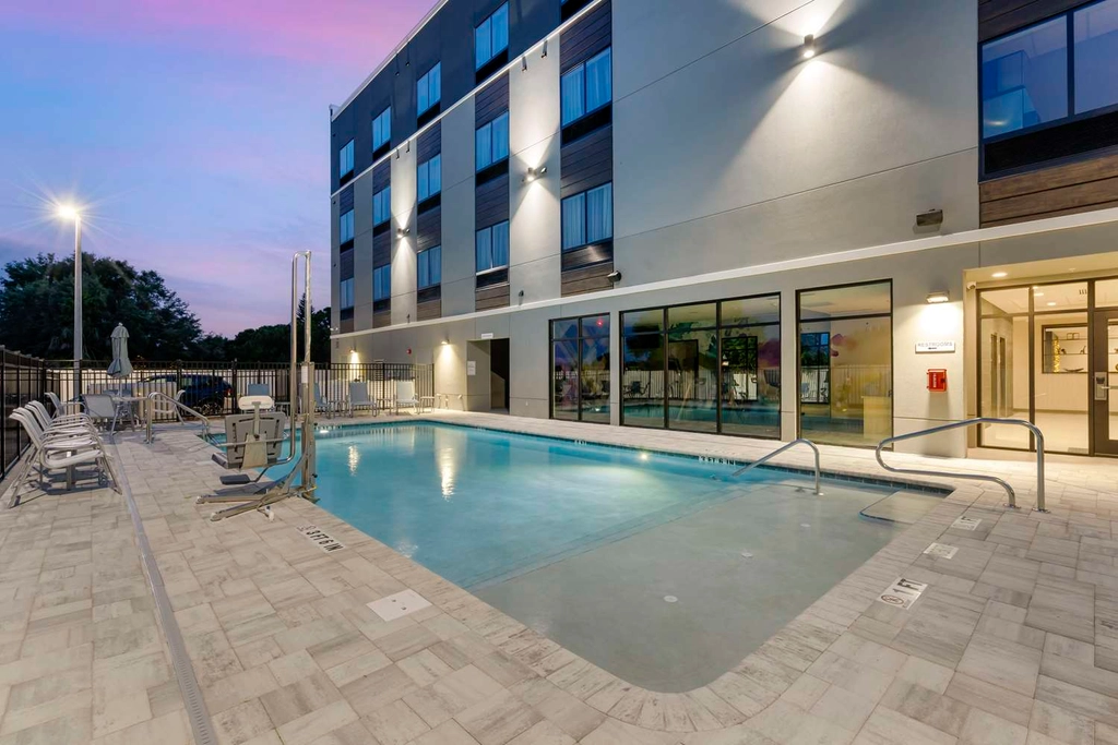 Outdoor Pool - Twilight