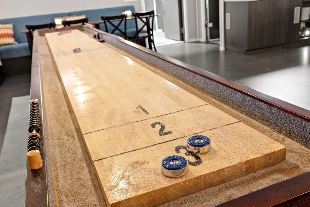 Shuffleboard detail