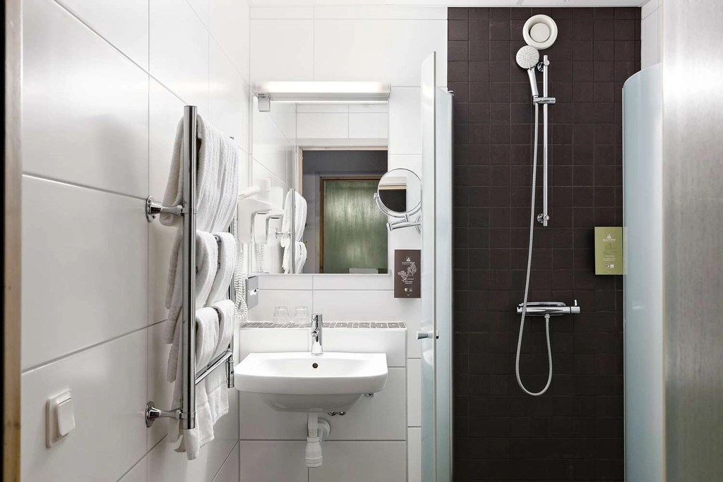 Twin sofabed bathroom BW R dmannen